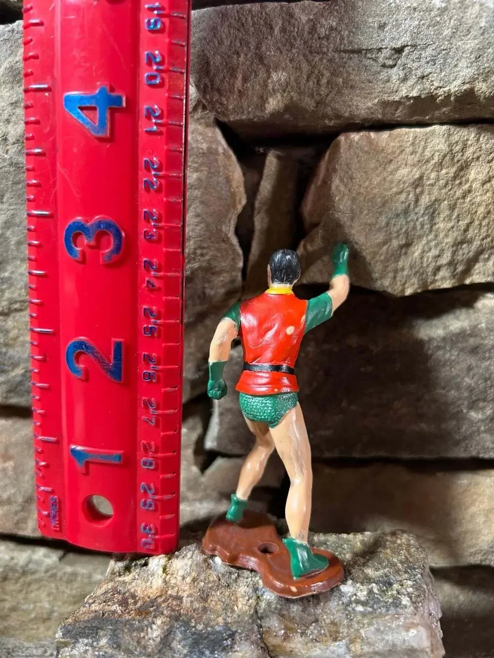 1966 Ideal DC Comics NO Cape Robin Figure